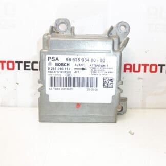 Jednotka airbagů Bosch Peugeot 207 9663593480 0285010112 654664